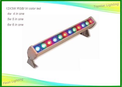 China 12pcs Outdoor / Indoor LED Wall Wash Lights Tri Color 24 X 3w for Stage Party for sale