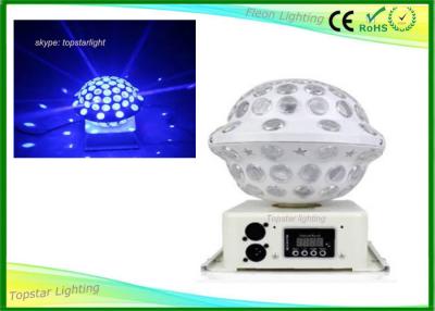 China Disco Dj Stage Light 6x3w Led Crystal Magic Ball Light Non - Polar Rotation Up And Down Moval Light for sale