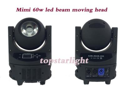 China Professtional DJ Mini-60W LED Strahln-bewegliches Hauptlicht des Disco-Licht-IP20 DMX zu verkaufen