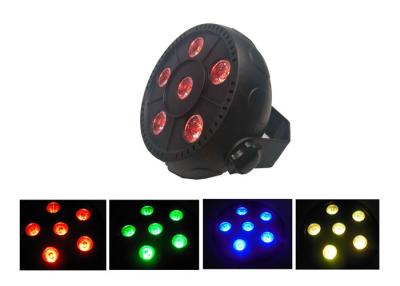 China Die geführte dünne geführte geführte Selbst-/Ton Minigleichheit der Gleichheit 6x3W RGB der Gleichheit 3in-1 aktivieren 0.25kg/pc USD3.55~3.95/pc zu verkaufen