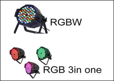 China High Configuration Powerful 54 x 3W RGBW / RGB Tri Color High Brightness Parcan Led TSA106-54-A1 for sale