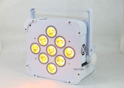 China Pop kind Battery Operated 9pcs LED Flat Par TSA110N for sale