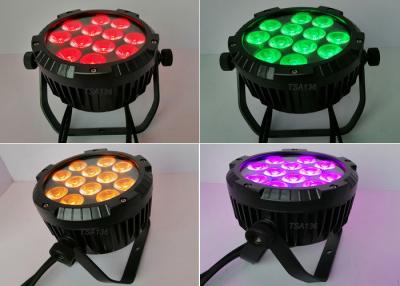 China IP65 RGBWAP 6in one Outdoor  Waterproof Flat Led Par With Purple Color Amber Color TSA136 for sale