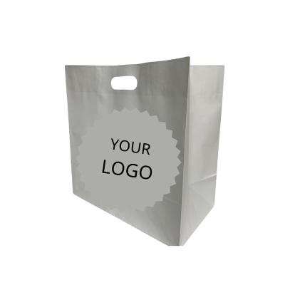 China Eco - Friendly Customer Custom Printing Paper Bag With Die Cut Handle for sale