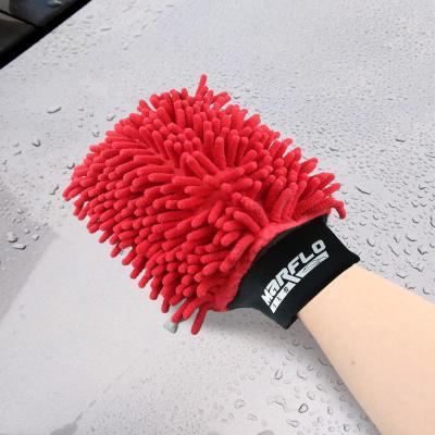 China Red Gray Nanoskin Autoscrub Wash Mitt Car Detailing Clay Mitt for sale