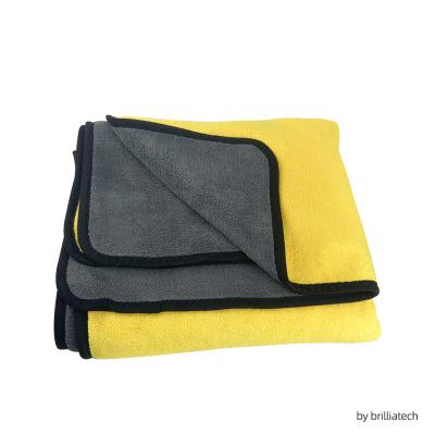 China 160cm*60cm Auto Reiniging Microfiber Stof Voor Auto Wassen Hoog water Absorptie Te koop