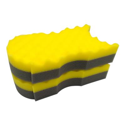 China Blister Packaged S Size Car Wash Sponge With Detailing Corner Of Car Door Window for sale