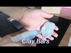 customized polybag color 50 gram clay bar kit for car washing