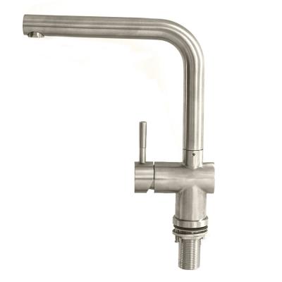 China Pull Out Spray Warranty 304 Stainless Steel High Quality Five Year Polish Single Handle Kitchen Sink Mixer Tap for sale