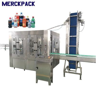 China Beverage CSD Carbonated Soft Drinks Filling Bottling Packaging Machine Line / Carbonated Water Bottling Machine for sale