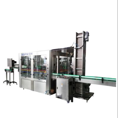 China Beverage DCGF16-12-6 Full Automatic 3000BPH Small 3IN1 Carbonated Soft Drink Beverage Washing Filling Machine Capping Production Line for sale