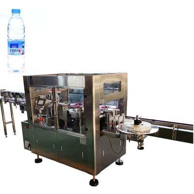 China Beverage Maker Automatic Linear Rotary Type OPP BOPP Melt Glue Labeling Machine Bottled Water Cola Hot Beverage Maker Line for sale