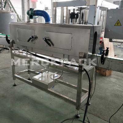 China Beverage Plant Steam PVC Electric Heating Stretch Shrink Tunnel For Automatic Sleeve Labeling Machine PET Bottle Water Production Line for sale