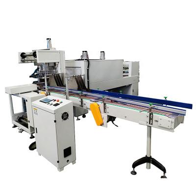 China Automatic Beverage PE Film Shrink Stretch Heating Oven Wrapping Packing Packaging Machine for Bottle Water Beer Factory Production Line for sale