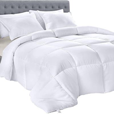 China Warm Bedding Replacement Comforter (White) - Four Seasons Comforter - Plush Silicone Fiber Filled Comforter Core - Box Quilted for sale