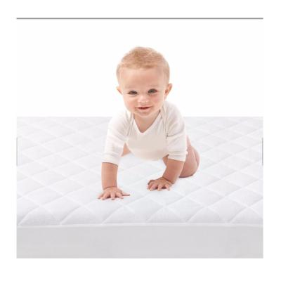 China Anti Dust Mite Crib Mattress Protector Organic Bamboo Waterproof Hypoallergenic Cover for sale