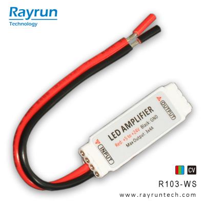 China RGB Led Strip Lighting Rayrun Easy Installation RGB LED Amplifier For Led Light for sale