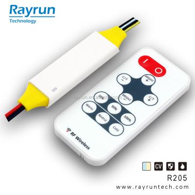 China Rayrun pro overload. R205 RF Wireless Remote Adjustable CV LED White Controller for sale