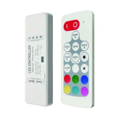 China Supercharge RGB LED Controller With RF Wireless Remote for sale