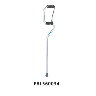 China Portable and Foldable Rehab Supports Aluminum Alloy Height-Adjustable Bow Stick Bow Supports Cane For The Elderly for sale