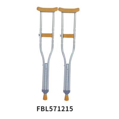 China Wholesale cheap adjustable aluminum axillary walking crutches comfortable/lightweight/adjustable price simple design for disabled and old for sale