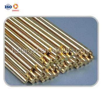 China High Purity Industrial Easy Cut Flat Brass High Quality Alloy Extrusion Rods ASTM B16 C36000 Brass Round Rod For Industry for sale