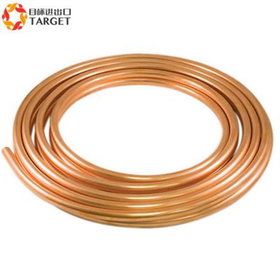 China State or refrigerator ASTM B360 C12200 6mm air 1/4' 3/8' 1/2'3/4' pancake copper coil seamless copper capillary tube for sale