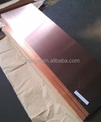 China Good Quality Decorative Hot Sale C1100 Copper Sheet for sale