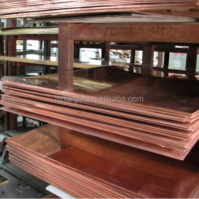 China Construction / handcraft / transformer / decoration high quality copper plate C1100 for electronics for sale