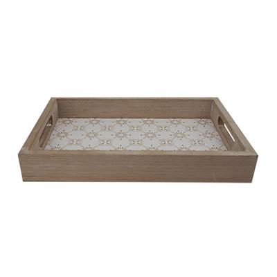 China Sustainable Home Decoration Personalized Cheap Wood Serving Tray Wooden Trays With Handle for sale