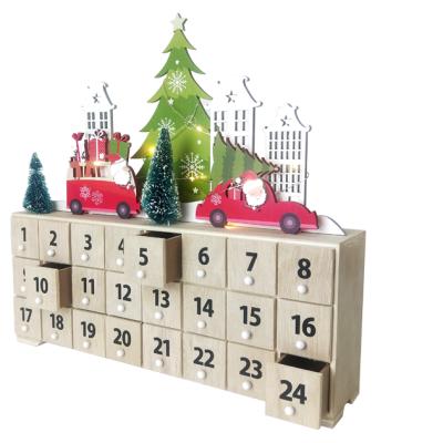 China Household Suitable Decor Price Cabinet Festival Gift Box Decoration Good Quality Christmas Advent Calendars for sale