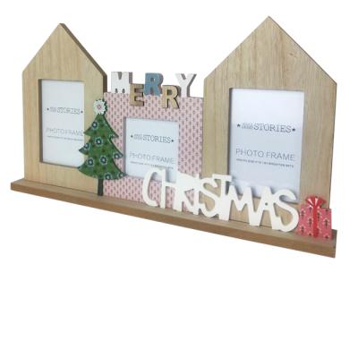 China Home Decor Durable Using Creative Low Price Photo Frame Merry Christmas Personality Festival Decoration for sale