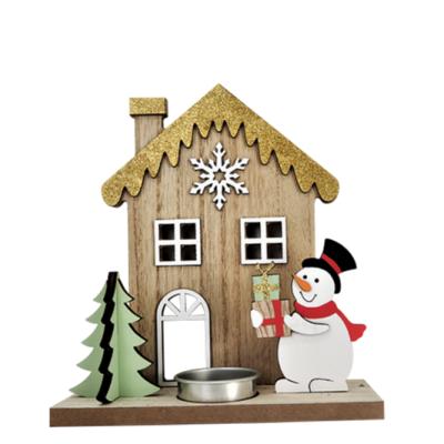 China Latest Design Christmas Gift Home Decoration Creative Table Living Room Wood Decor Ornaments for sale