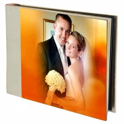 China Leather photo album cover with acrylic top grade full sheet acrylic photo album cover high quality wedding for sale