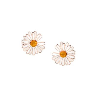 China FASHIONABLE Sterling Silver Korea Female Style Simple Ear Stud Daisy Flower C.I.S. Ear Jewelry for sale