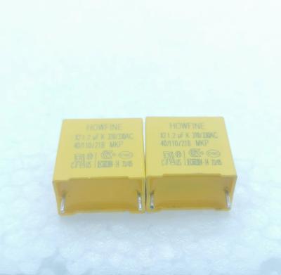 China 1.2uf capacitor da segurança X2 com capacidade 18*19*11mm do comprimento 3.5mm da ligação à venda