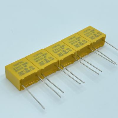 China O capacitor do MPX MKP X2 da prova da tensão, 0.47UF metalizou o capacitor do filme plástico à venda