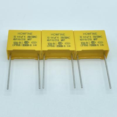 China Capacitor 474K/310V P15 D4 da segurança do MPX X2 do UL 275V antiparasitário à venda