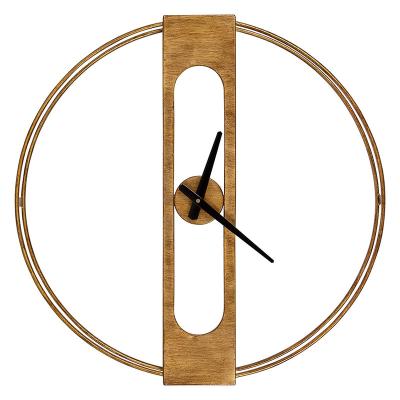 China Hot Selling Machanism Antique Silent Home Decoration Large Amazon Style Metal Wall Clock for sale