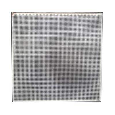 China Industrial led light guide panel 3D V-cut lumisheet laser grid pattern panel for sale