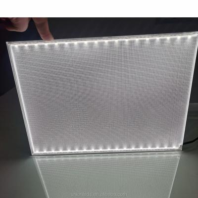 China Modern Trimless 12V Backlight Led Light Guide Panel Board For Wall Demonstration for sale