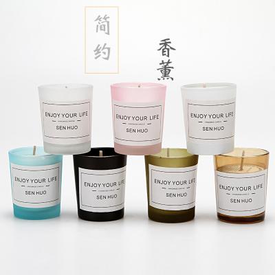 China Custom Printed Waterproof Candle Jar Sticker Waterproof Candle Box Sticker Candle Stickers for sale