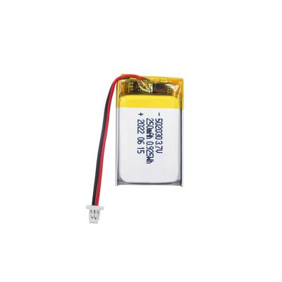 China 502030 Polymer Small Lipo Battery 3.7 V 250mah Lipo Battery For Earphone for sale