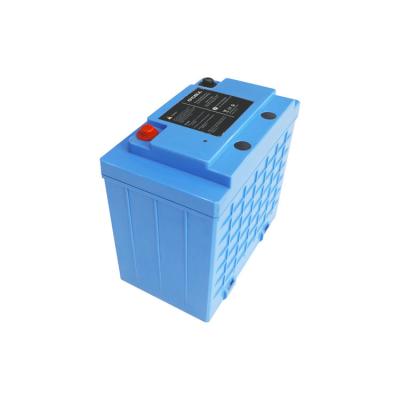 China 12V 24V LiFePo4 Battery Pack 50Ah 100Ah Rechargeable Lithium Ion Battery for sale