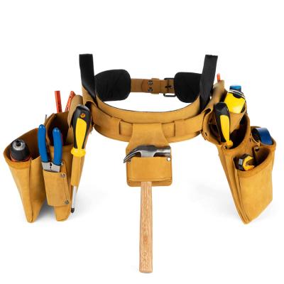 China Nylon/Polyester/Canvas/Leather Tool Belt Heavy Duty Electrician Carpenter PU/PVC Adjustable Engineer Waist Tool Bag etc. for sale