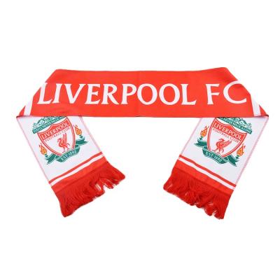 China Professional custom printed neckscarf wholesale OEM eco velvet winter sport football club fan warm scarves for sale