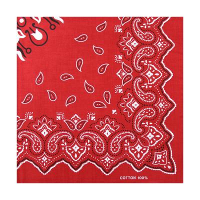 China 2021 Soft Promotional Premium Stylish Universal Outdoor Activities Customized Printed 8 in 1 22x22 Cotton Bandana for sale