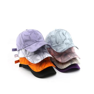 China JOINT New Design Cheap Summer Antumn Sun Protection Tie Dye Baseball Cap Hat for sale