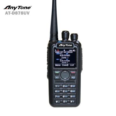 China Anytone AT-D878UV DMR Dual Band with GPS Digital Walkie Talkie AES 256 Bit Encryption 2100mHA or 3100mHA Optional for sale