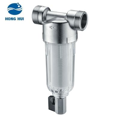 China Hotel HONG HUI PAS-01A Large Whole House Main Drain Stainless Steel Pre-Filter Waterfilter for sale